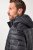 JAY-PI Lightly Quilted Jacket with a Hoodie Black - Jassen - Grote Maten Herenjassen