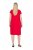 Ulla Popken 839896 Jersey jurk met strass Roze - Avondjurken - Avondjurken in grote maten