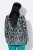 Ulla Popken 839961 Blazer met print van linnenmix Zwart - Blazers - Blazers in grote maten voor dames