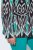 Ulla Popken 839961 Blazer met print van linnenmix Zwart - Blazers - Blazers in grote maten voor dames