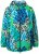 Ulla Popken 840024 Regenjas met dierenprint Mintgroen - Regenkleding - 