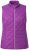 Ulla Popken 840047 Waterafstotend gewatteerd vest Lila - Bodywarmers - 
