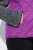 Ulla Popken 840047 Waterafstotend gewatteerd vest Lila - Bodywarmers - 