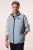 Boston Park 099 Bodywarmer gewatteerd met synthetisch dons Lichtblauw - Jassen - Grote Maten Herenjassen