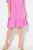 Ulla Popken 840115 Jersey jurk met korte mouwen Roze - Jersey jurken - 