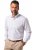 JP1880 Business Shirt Long Sleeve Striped Snow White - Overhemden - Overhemden Grote Maten Heren