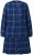 Ulla Popken 840929 Geruite jurk Donkerblauw - Midi jurken - Midi jurken in grote maten