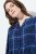 Ulla Popken 840929 Geruite jurk Donkerblauw - Midi jurken - Midi jurken in grote maten