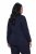 Ulla Popken 841163 Jersey blazer van jacquard Donkerblauw - Blazers - Blazers in grote maten voor dames