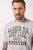 JP1880 T-shirt Short Sleeve Chest Print Grey Melange - T-shirts - Grote Maten T-shirts Heren
