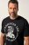 JP1880 T-Shirt Chest Print Bone Force Black - T-shirts - Grote Maten T-shirts Heren