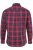 JP1880 Checked Shirt Long Sleeve Red - Overhemden - Overhemden Grote Maten Heren