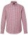 JP1880 Checked Flannel Shirt Long Sleeve Light Red - Overhemden - Overhemden Grote Maten Heren