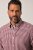 JP1880 Checked Flannel Shirt Long Sleeve Light Red - Overhemden - Overhemden Grote Maten Heren