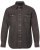 JP1880 Denim Shirt Flexnamic Dark Brown - Overhemden - Overhemden Grote Maten Heren