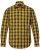 JP1880 Checked Shirt Long Sleeve Kent Collar Curry - Overhemden - Overhemden Grote Maten Heren