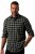 JP1880 Checked Flannel Shirt Long Sleeve Eucalyptus Green - Overhemden - Overhemden Grote Maten Heren