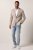 JP1880 Jacket Business Checked Beige - Pakken - Grote Maten Kostuum Heren