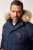 JP1880 841542 Parka licht en warm Marineblauw - Jassen - Grote Maten Herenjassen