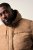 STHUGE Jacket Puffer With Warm Quilting Beige - Jassen - Grote Maten Herenjassen