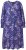 Ulla Popken 841873 Gebloemde midi-jurk Donkerblauw - Midi jurken - Midi jurken in grote maten