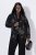 Ulla Popken 841901 Blazer met print Zwart - Blazers - Blazers in grote maten voor dames