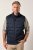 Boston Park 995 Tweekleurige gewatteerde bodywarmer Donkerblauw - Jassen - Grote Maten Herenjassen