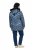 Ulla Popken 842013 Gewatteerd jack Denimblauw - Jassen - Damesjassen in grote maten