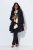Ulla Popken 842028 Peplum blazer met plooien Zwart - Blazers - Blazers in grote maten voor dames