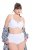 Ulla Popken 842435 Slips met hoge taille 3-pack Wit - Slips - 