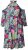 Ulla Popken 842471 Bedrukte midi-jurk Donkerblauw - Midi jurken - Midi jurken in grote maten