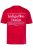 Men+ 500 T-shirt Indigo Blue Denim Donkerrood - T-shirts - Grote Maten T-shirts Heren