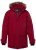 Men+ 619 Functionele parka met capuchon van imitatiebont Wijnrood - Jassen - Grote Maten Herenjassen