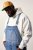 JP1880 842648 Spijkertuinbroek met wijde pasvorm Denimblauw - Jeans & broeken - Jeans & Broeken Grote Maten Heren