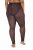 Ulla Popken 842879 Panty legging met dierenprint Donkerbruin - Panty's & sokken - 