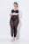 Ulla Popken 842886 Bedrukte panty legging Zwart - Panty's & sokken - 