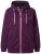 Ulla Popken 843186 Waterafstotende softshell jas met reflectoren Wijnrood - Jassen - Damesjassen in grote maten