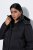 Ulla Popken SYMPATEX Triple Function Coat Black - Jassen - Jassen in grote maten