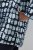 Ulla Popken 843937 Bedrukte gestructureerde blazer Donkerblauw - Blazers - Blazers in grote maten voor dames