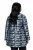 Ulla Popken 843937 Bedrukte gestructureerde blazer Donkerblauw - Blazers - Blazers in grote maten voor dames