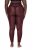 Ulla Popken 844543 Panty met kant Wijnrood - Panty's & sokken - 
