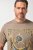 JP1880 844644 Aerosmith T-shirt Donkertaupe - Band T-shirts - Band T-shirts in grote maten