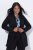 Ulla Popken 844842 Jersey blazer Zwart - Blazers - Blazers in grote maten voor dames