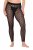 Ulla Popken 844970 Bedrukte panty legging Zwart - Panty's & sokken - 