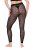 Ulla Popken 844970 Bedrukte panty legging Zwart - Panty's & sokken - 