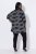 Ulla Popken 844981 Gestructureerde blazer met ronde hals Zwart - Blazers - Blazers in grote maten voor dames