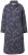 Ulla Popken 844993 Bedrukte sweatjurk Donkerblauw - Sweatjurken - 