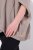 Ulla Popken 844996 Geribde merinoponcho met col Lichtbruin - Poncho's & capes - 