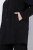 Ulla Popken 845026 Overshirt met zebrastructuur Zwart - Jassen - Damesjassen in grote maten
