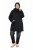 Ulla Popken 845111 Parka Zwart - Jassen - Jassen in grote maten